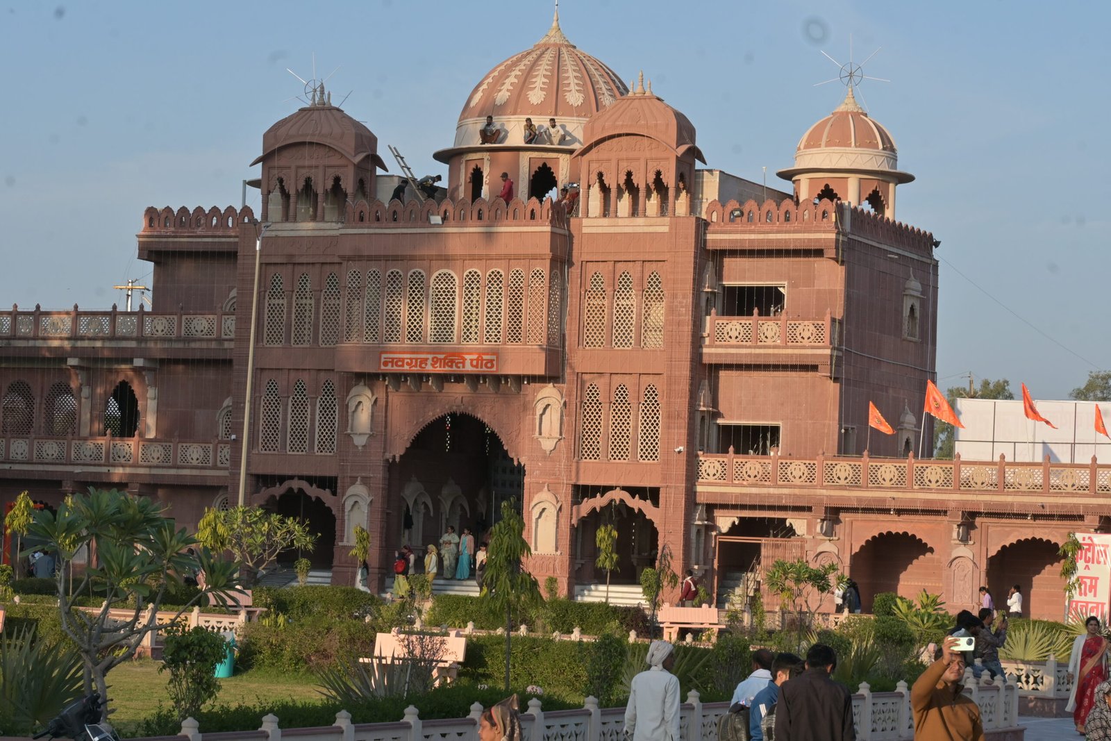 Grand entrance of Shri Navgraha Shakti Peeth Dabra