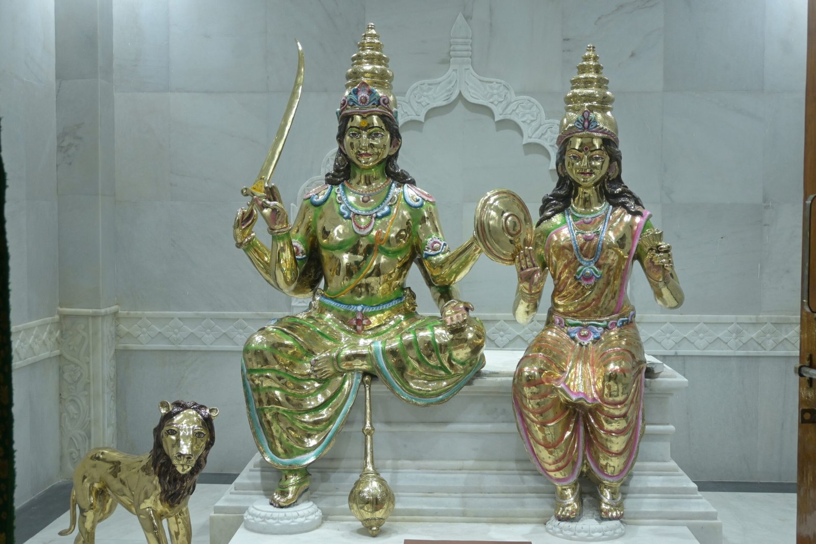 मुख्य पृष्ठ Budh Grah (Mercury) idol at Navgraha Shakti Peeth Dabra Madhya Pradesh