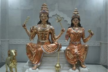 Mangal Grah (Mars) idol at Navgraha Shakti Peeth Dabra Madhya Pradesh मंगल ग्रह (Mars) की प्रतिमा – नवग्रह शक्तिपीठ डबरा
