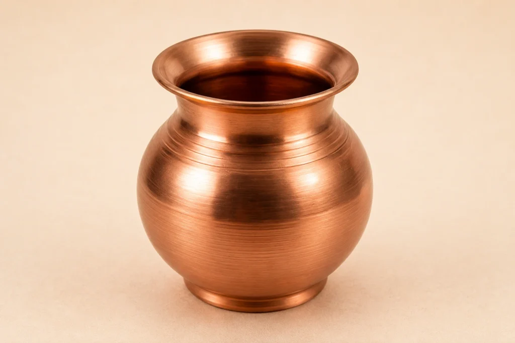 copper water pot
