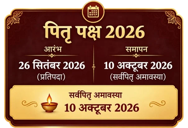 pitru paksha date 2026